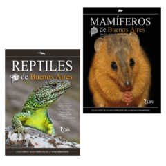 Combo Mamíferos de Buenos Aires (PRE-VENTA) + Reptiles de Buenos Aires (ENVIOS A PARTIR DEL 10/04)