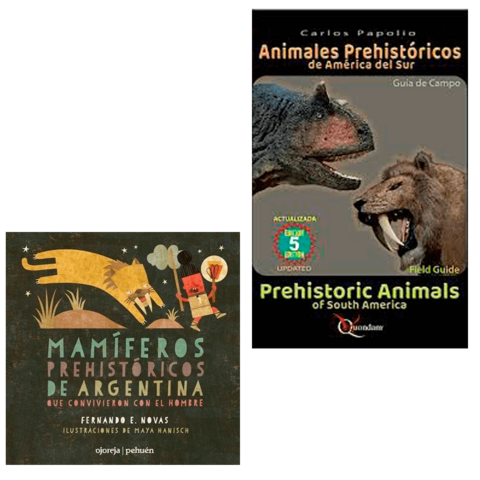 Combo: ANIMALES PREHISTORICOS + MAMÍFEROS PREHISTÓRICOS QUE CONVIVIERON CON EL HOMBRE