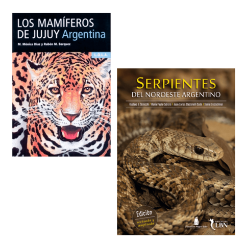Combo Mamíferos de Jujuy + Serpientes del Noroeste Argentino