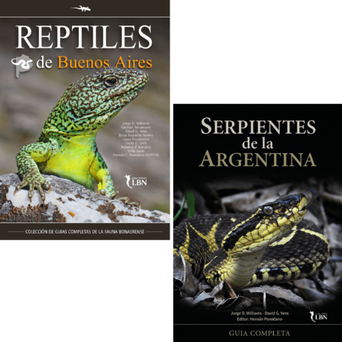 Combo: Serpientes de la Argentina + Reptiles de Buenos Aires