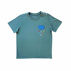 Camiseta infantil Chuvisco Bordado Chenile (path)