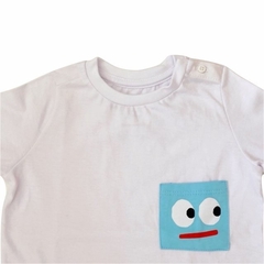 Camiseta infantil CURIOSO branca - comprar online