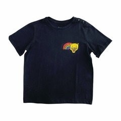 Camiseta infantil Tigre - Preta