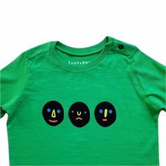 Camiseta infantil CARAS E BOCAS - comprar online