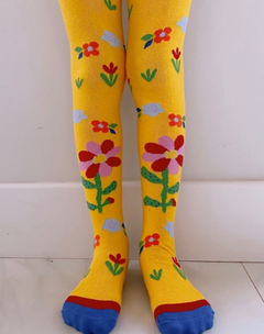 Meia Calça Frida Amarela - comprar online