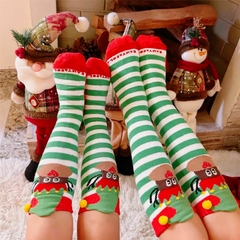 Meia Ajudante de Papai Noel com Pompom - comprar online
