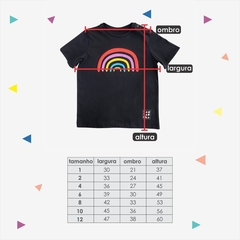 Camiseta infantil Tigre - Preta - comprar online