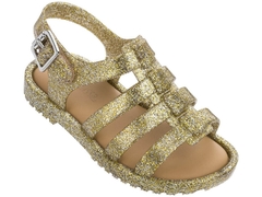 Mini Melissa Flox - Dourado Glitter na internet