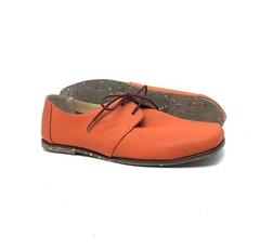 Mocassim, couro soft topázio, sola borrachas recicladas. Ref. 004.822 - loja online