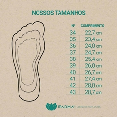 Flat, couro soft safira com mármore, sola borracha reciclada com saltinho, ref. 014.807. SOB ENCOMENDA - Ipadma