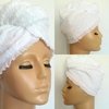 TURBANTE CLÁSICO BLANCO EN TOALLA DE ALGODÓN