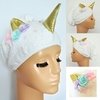 TURBANTE UNICORNIO BLANCO EN TOALLA DE ALGODÓN