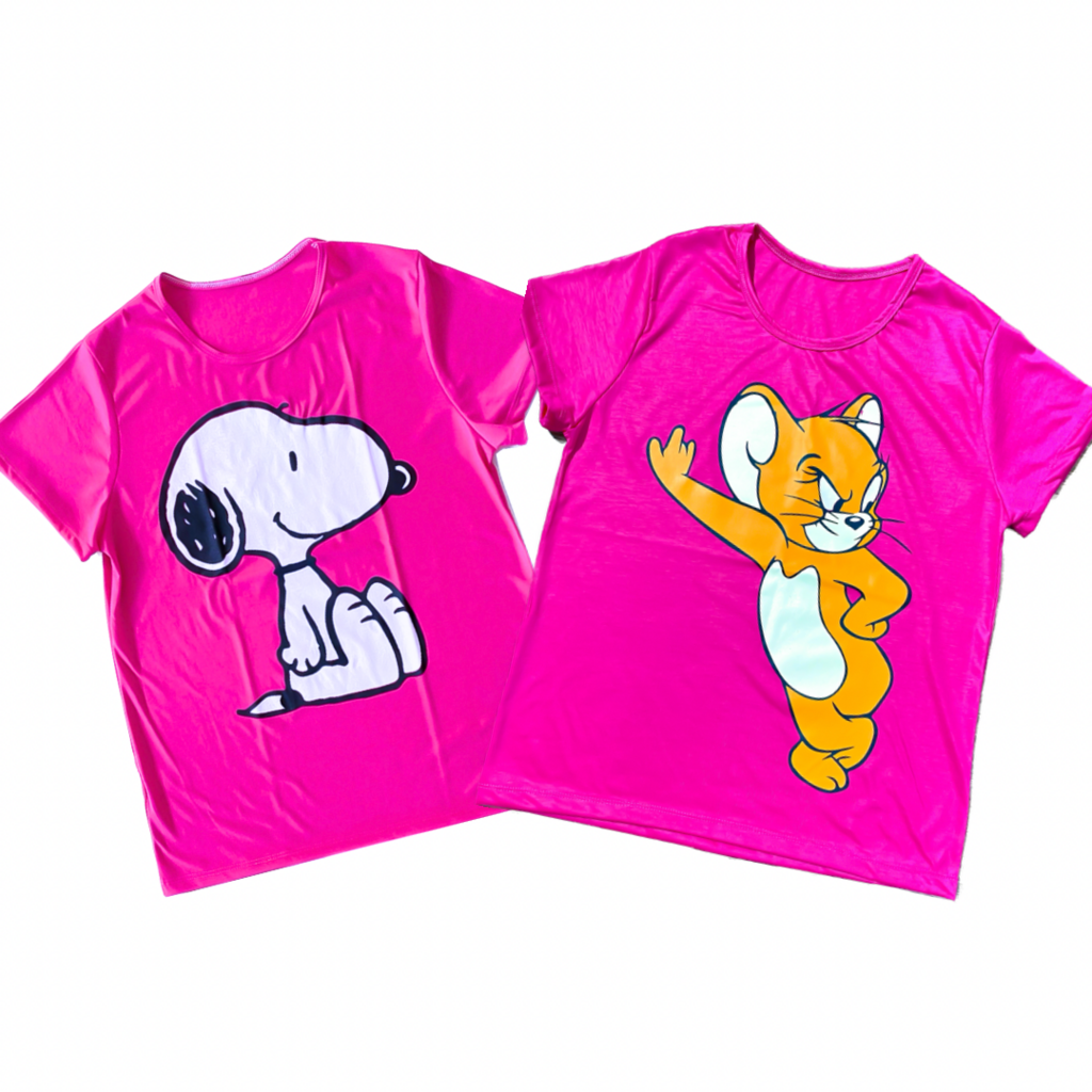 Camiseta Blusa Feminina Babylook Personagem da Minnie Premium Dia Dia  Algodão Tamanho G Nova, Camiseta Feminina Nunca Usado 90765072