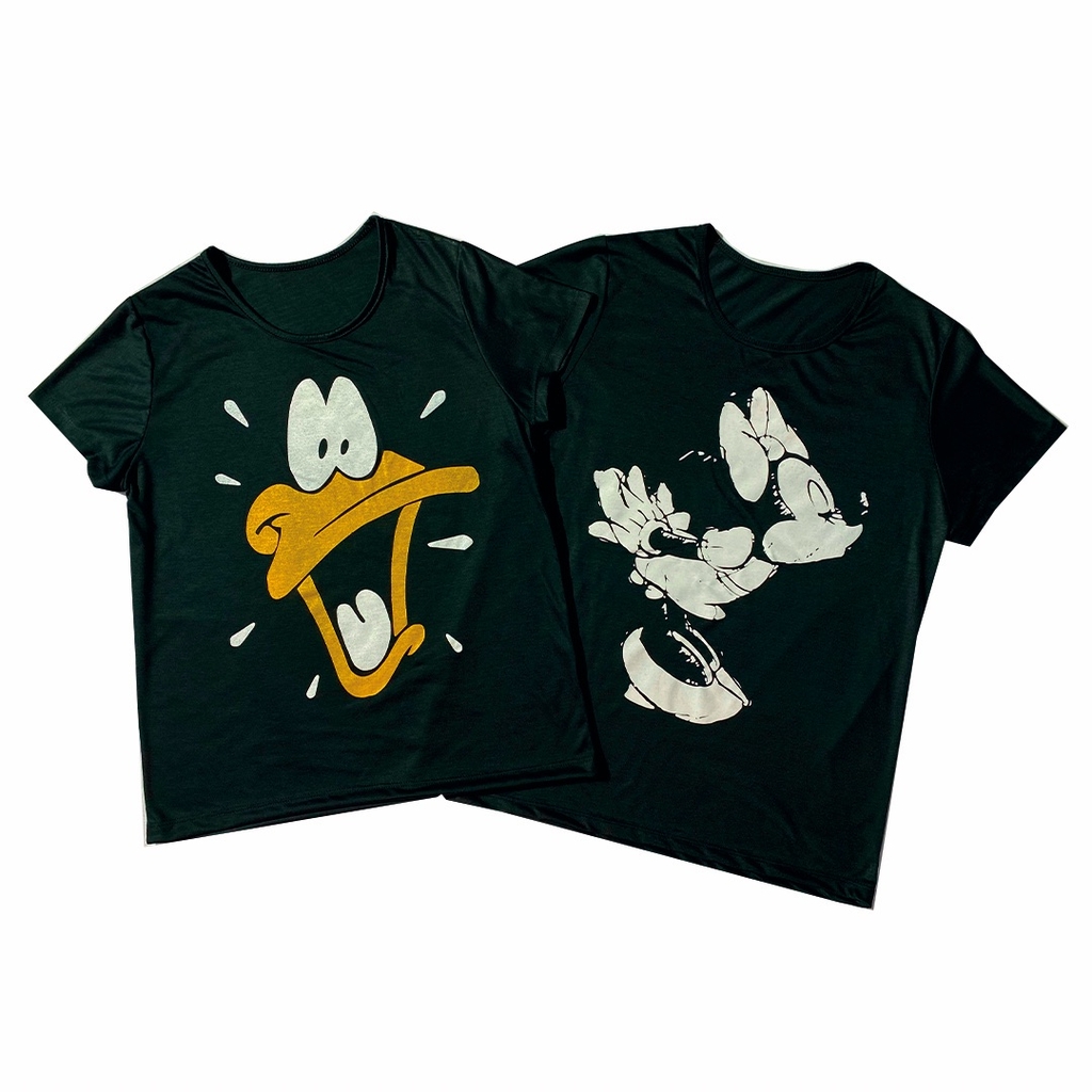 Camiseta Blusa Feminina Babylook Personagem da Minnie Premium Dia Dia  Algodão Tamanho G Nova, Camiseta Feminina Nunca Usado 90765072