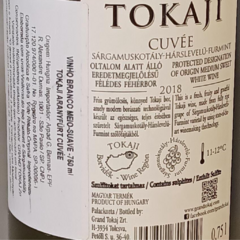 Vinho Branco Húngaro Semi-Doce Tokaji Aranyfürt Cuveé 750ml - comprar online