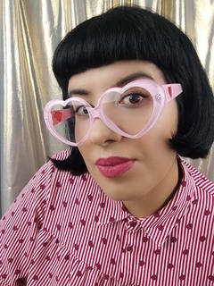Heart Lens Pink - Óculos de sol Genie Vintage 