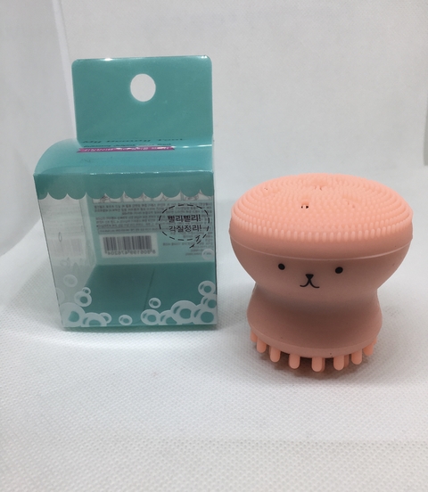 Limpiadora facial forma pulpo. Elección de color según stock.