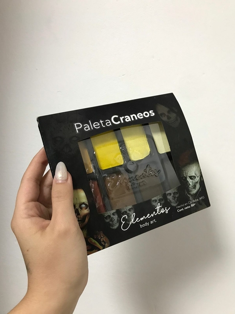 Paleta Cráneos Body art