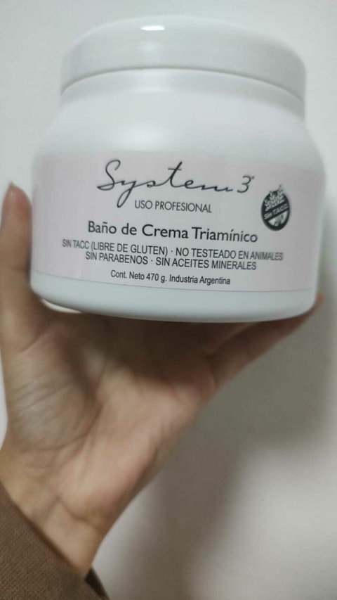 Baño de crema triaminico , system 3