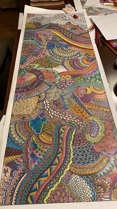 Zentangle :: Lámina mural en internet