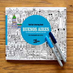 Buenos Aires :: Desplegable para pintar