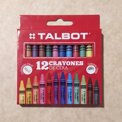 Crayones en caja de 12 unidades