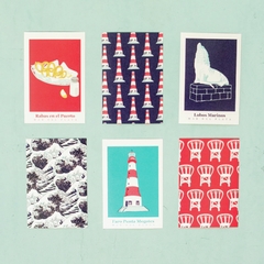 Set de postales Mar del Plata