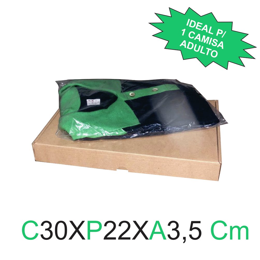 Caixa De Correios/Sedex 30x22x3,5 Cm(50 Unid) Ideal para 1 camisa