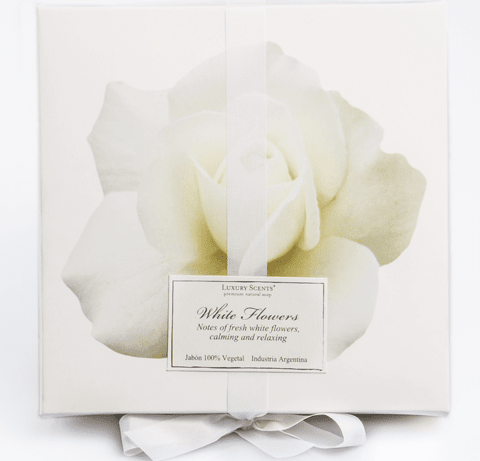 Jabón White Flowers Premium Caja