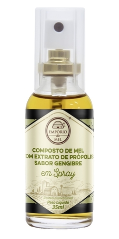 Spray de Mel com Extrato de Própolis Sabor Gengibre 35ml - Empório do Mel - comprar online