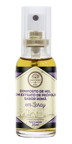 Spray de Mel com Extrato de Própolis Sabor Romã 35ml - Empório do Mel - comprar online