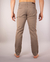 Pantalon Chino Color Tostado Regular Fit Gabardina Rígida - comprar online