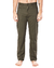 Pantalon de Gabardina Dennis Regular fit color Verde Militar - comprar online