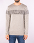 Sweater c/o jackard strip MD58 Essentials