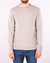 Sweater c/o liso con frente texturado MD58 Essentials - MD58