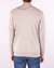 Sweater c/o liso con frente texturado MD58 Essentials - tienda online