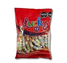 PASTILLITAS FRUTALES LUCKY 12 ( EN PAQUETITOS ) - BOLSA X 290 GRAMOS -