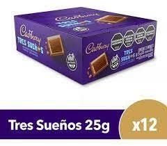CHOCOLATE CADBURY TRES SUEÑOS - CAJA X 12 UNIDADES -