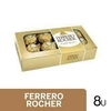 BOMBONES FERRERO ROCHER - CAJA X 8 UNIDADES -