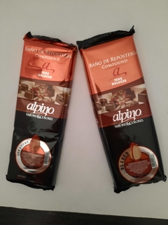 CHOCOLATE BAÑO DE REPOSTERÍA PARA MOLDEAR ALPINO CON LECHE POR 500 GR. POR UNIDAD - comprar online
