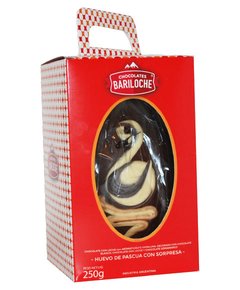 HUEVO DE PASCUA BARILOCHE DECORADO EN ESTUCHE X 250 GR X UNIDAD