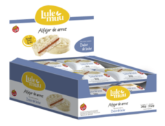 liALFAJOR DE ARROZ LULEMUU CHOCOLATE BLANCO (SIN TACC) - CAJA X 12 UNIDADES -