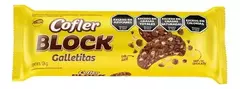 GALLETITAS BLOCK DE CHOCOLATE CON MANI - PAQUETE X 124 GRAMOS -