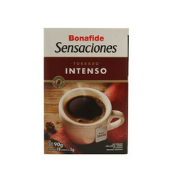 CAFE EN SAQUITOS BONAFIDE ( TORRADO INTENSO ) - CAJA X 18 SOBRES - - comprar online