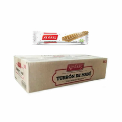 TURRON CON PASTA DE MANI NEVARES - CAJA X 50 UNIDADES - - comprar online