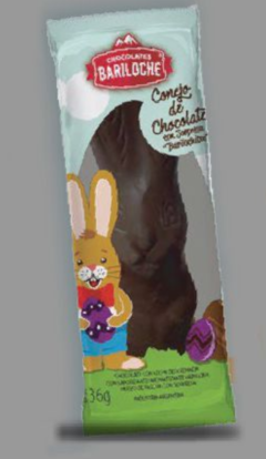 HUEVO DE PASCUA CONEJO DE CHOCOLATE BARILOCHE 36 G