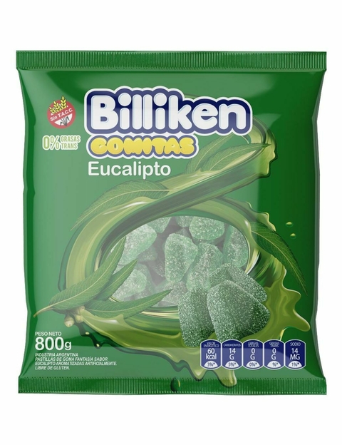 GOMITAS DE EUCALIPTUS BILLIKEN ( SIN TACC ) - BOLSA X 800 G -