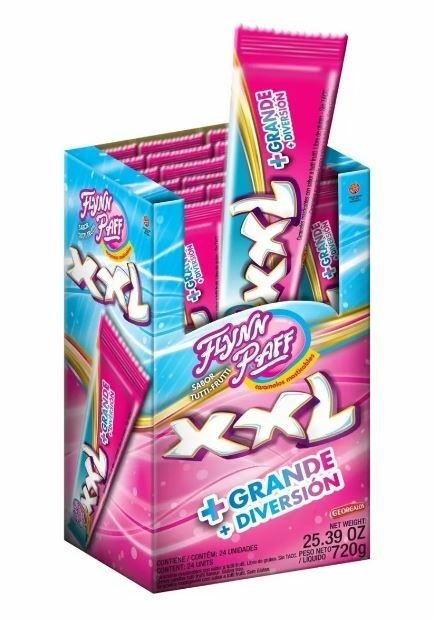 CARAMELOS FLYNN PAFF XXL, CAJA DE 24 UNIDADES