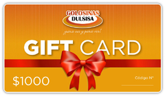 GIFT CARD DULSISA $2.000
