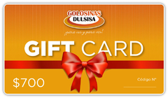 GIFT CARD DULSISA $5000